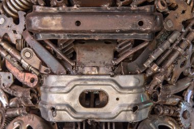 Robot mekanik somunlar arka plan için kilitler