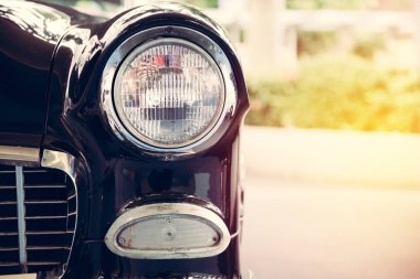 Retro klasik otomobil vintage tarzı Far lambası