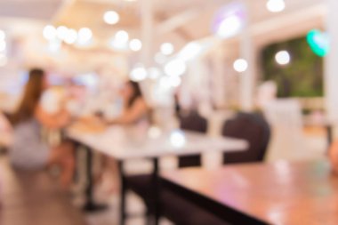 Coffee Shop kafe ya da Restoran için arka plan bulanık
