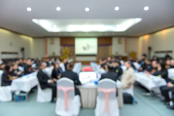 Verschwommenheit von Business-Konferenz und Präsentation in der Konferenz — Stockfoto