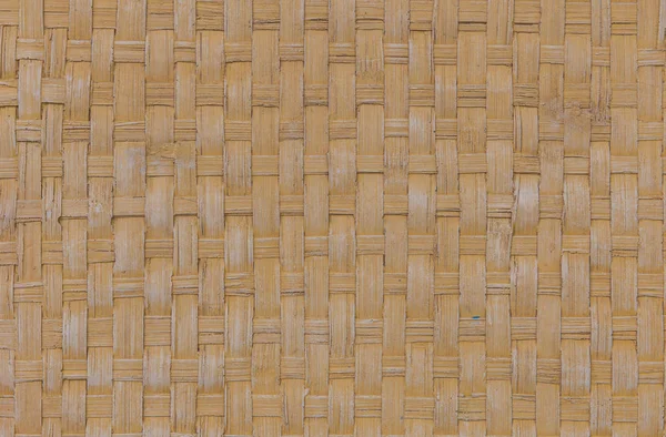 Handcraft bambus vazba textury na pozadí — Stock fotografie