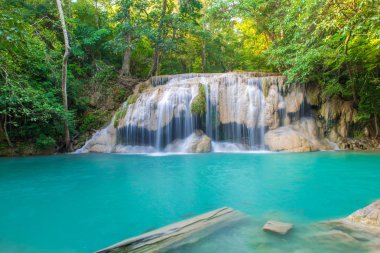 erawan şelale Milli Parkı, derin orman şelale,