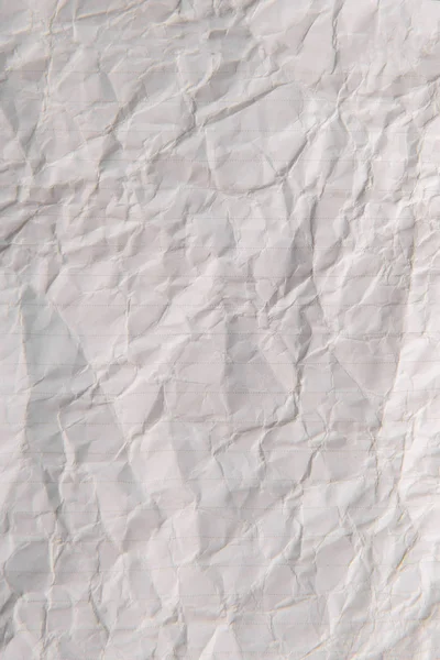 Смятая белая бумага текстура или бумага для фона и дизайна — стоковое фото