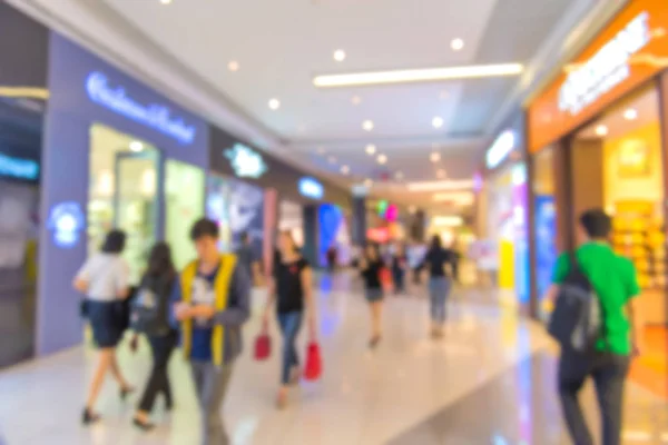 Blur People Walking in the corridor of business center — Stock Photo, Image