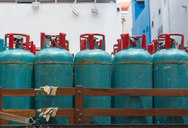Lpg gaz tankı silindir tüketicilerin ev aleti için pişirme