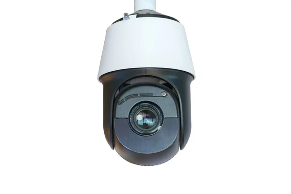 Câmera de segurança CCTV dentro do edifício para o crime proteger isolar o — Fotografia de Stock