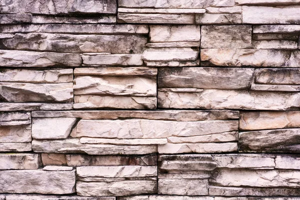 Modern Slate Stone 'un arkaplanı Tuğla Duvarı tasarım için yüzeye çıktı — Stok fotoğraf