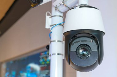 Suç için binanın içindeki CCTV güvenlik kamerası..