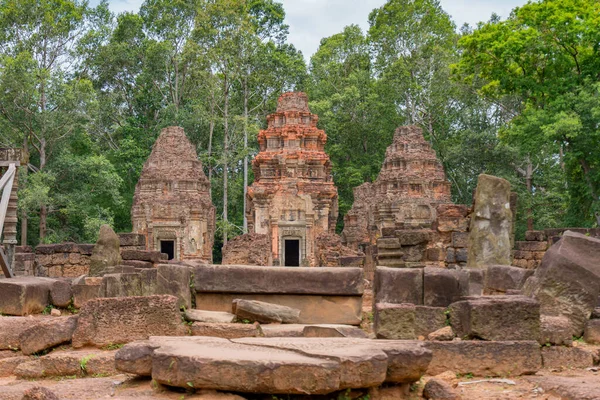 Castillo Preahko Templo Khmer Del Buddhist Antiguo Prasat Preah Angkor —  Fotos de Stock