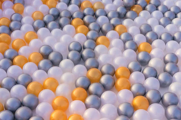 Nahaufnahme Von Plastikspielzeug Bunte Kugel Auf Dem Spielplatz Für Kinder — Stockfoto