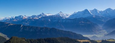 Bernese Eiger, Moench ve Jungfrau ve Augstmatthorn dağları