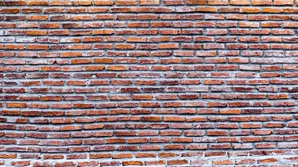 Red Brick Wall Background Red Brown Vintage Brick Wall Shabby — Stock Photo, Image