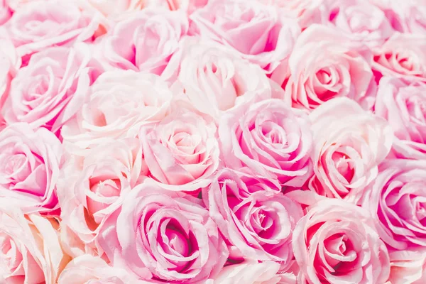 Szelektív Fókusz Gyönyörű Rózsaszín Virágok Háttér Elvont Puha Édes Rózsaszín — Stock Fotó