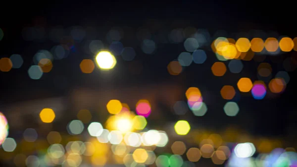 Πολύχρωμο Bokeh Όμορφη Αφηρημένη Ιδέα Φόντου Γραφικό Νύχτα Και Φως — Φωτογραφία Αρχείου