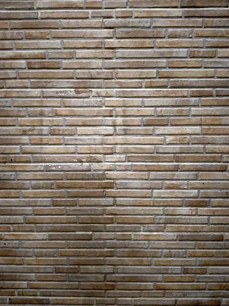 Каменная Стена Кирпичная Плитка Коричневый Естественный Цвет Узор Поверхности Текстуры — стоковое фото