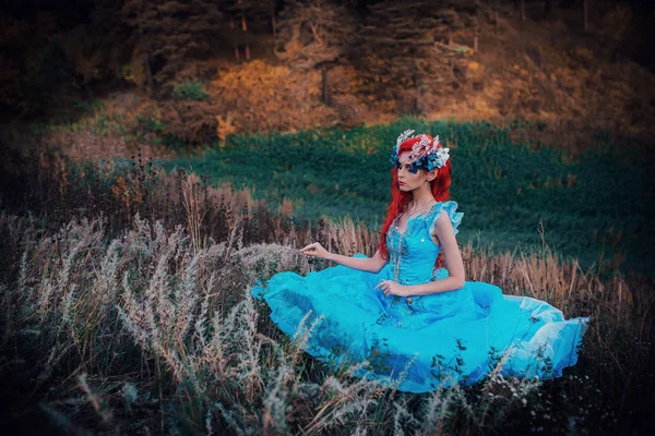 秋の森の妖精 — ストック写真