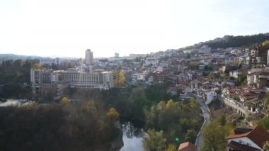 Beautiful View from Tsarevets Mountains Veliko Tarnovo 