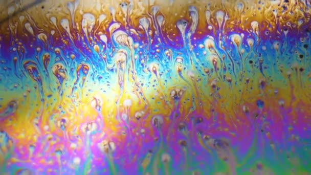 Разноцветные жидкие текстурированные вихри фона — стоковое видео