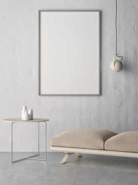 Alay poster, exsibion Oda, 3d çizim.