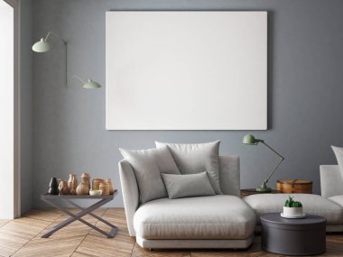 Poster, hipster Salon tasarım alay