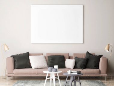 Çatı katında, 3d render afiş kadar alay