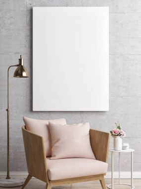 Minimalizm iç beyaz poster