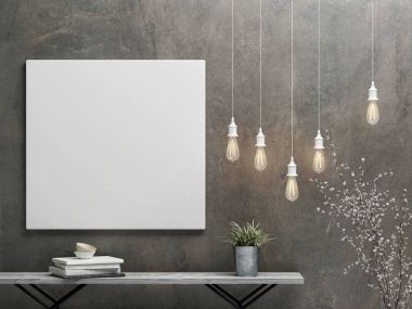 poster vintage hipster minimalizm iç kavramı arka plan ile alay