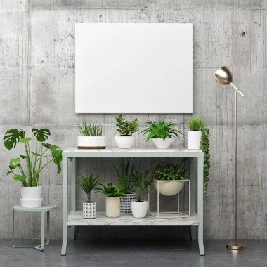 Poster bitkiler ile alay