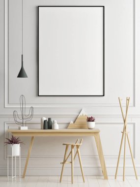 Çalışma alanı, iş burada, 3d render, 3d çizim poster kadar alay