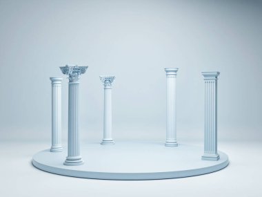 Ürün sunumu için podyum arkaplanını düzenle, 3d görüntüleme, 3d illüstrasyon