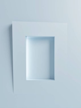 Stüdyoyu düzenle - ürün sunumu için geometri kompozisyonu, 3D görüntüleme