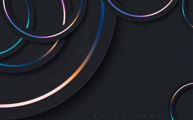 Soyut şekilli lüks bir arka plan. Vektör İllüstrasyonu