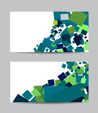 Vektör soyut yaratıcı kartvizitler