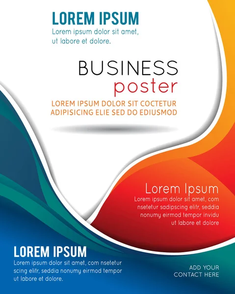 Abstracte achtergrond voor brochure of flyer. — Stockvector