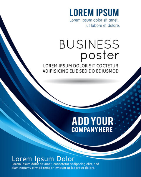 Business design layout template