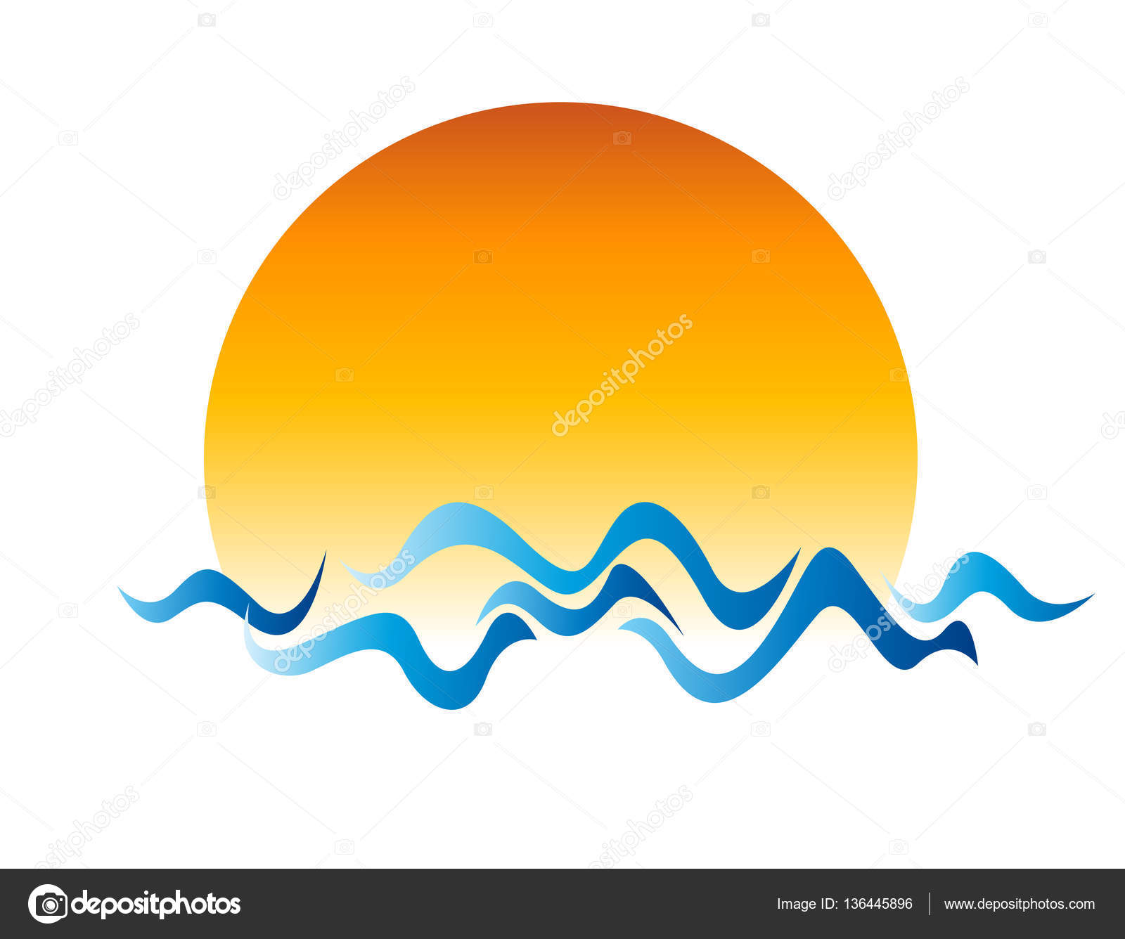 dibujo de sol y agua archivo imágenes vectoriales igordudas