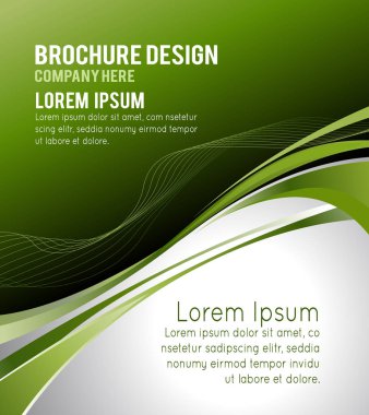 tasarım düzeni şablonu veya kurumsal afiş