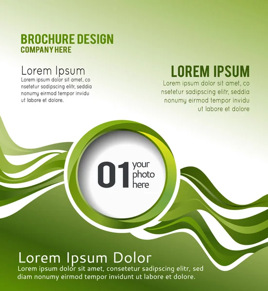 Background concept design for brochure — Stock Vector