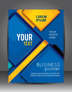 İş broşürü Flyer şablonu