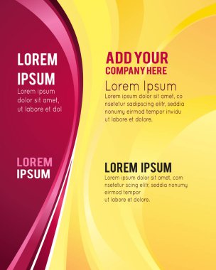 tasarım düzeni kurumsal afiş için 