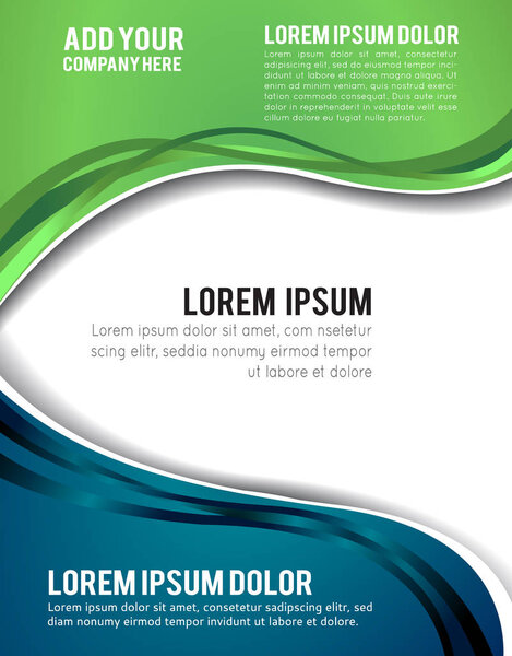 Шаблон корпоративного баннера
