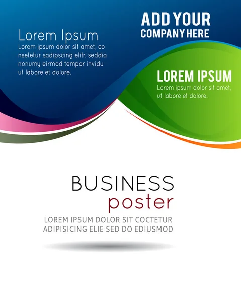 Corporate banner design template — Stock Vector
