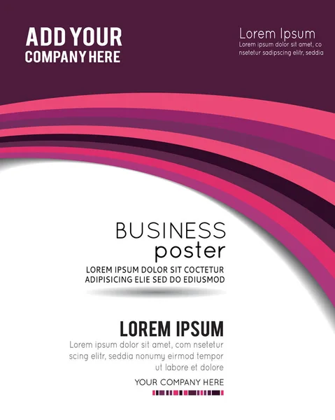 Design lay-out van corporate banner — Stockvector