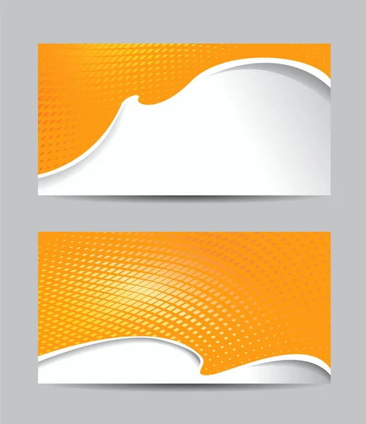 Tarjetas de visita creativas abstractas — Vector de stock