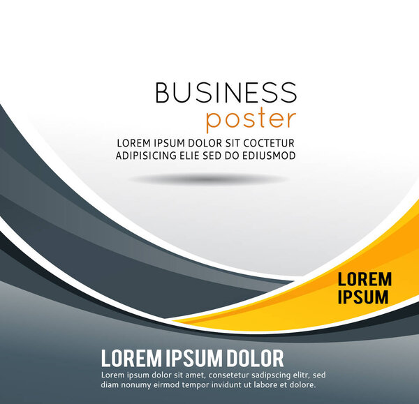Стильная презентация бизнес-плаката
