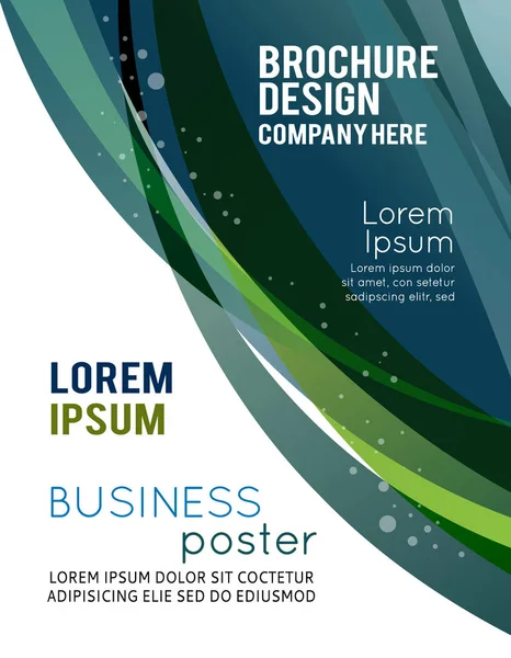 Arka plan konsept tasarım broşür veya el ilanı — Stok Vektör