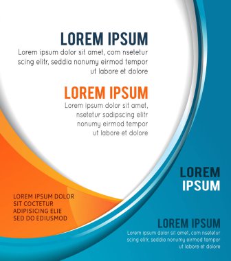 broşür için arka plan konsept tasarım