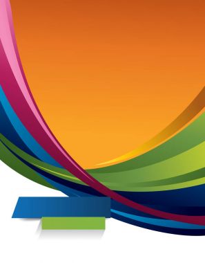 Şık sunum poster şablonu