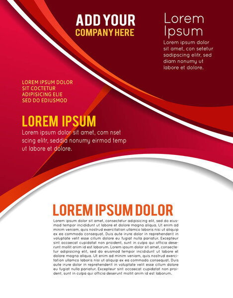 Стильный шаблон плаката презентации
