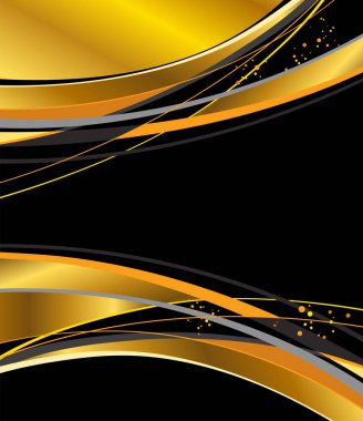 Siyah ve sarı el ilanı tasarımı